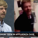 Ethan Couch at a recent appearance for questioning by lawyers on a civil case, and a screenshot that Twitter user @BlondeSpectre claims is Couch at a party.
WFAA